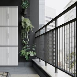 Armario resina JOBGAR Rolling modular 3 Dimensiones 59x36xh.170 cm (1109B85)