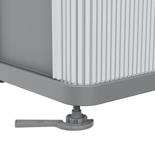 Armario resina JOBGAR Rolling modular 3 Dimensiones 59x36xh.170 cm (1109B85)