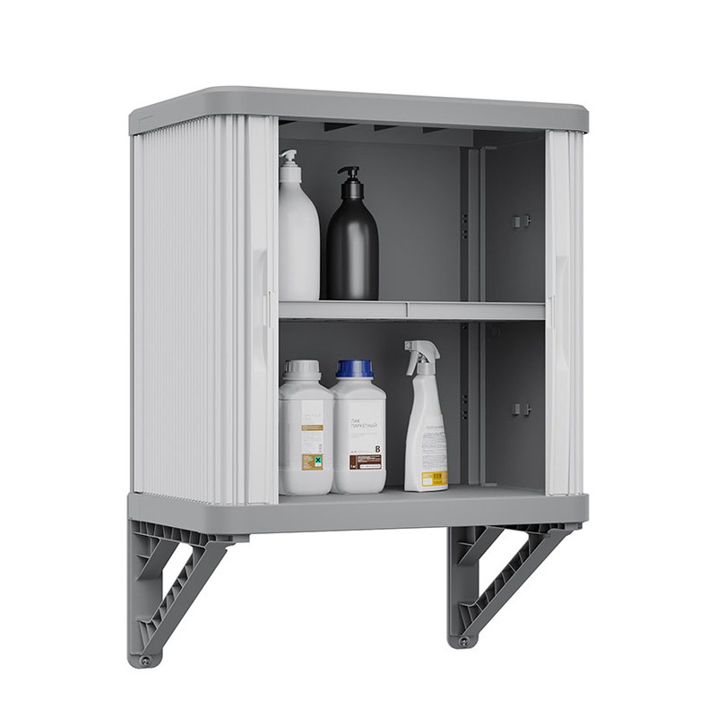 NA - Armario de resina simple montado, armario de almacenamiento, armario  plegable de plástico con combinación de armario FANJIANI