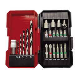 Atornillador percutor batería EINHELL TE-CD 18/2 + 22 accesorios Potente robusto y versátil. Ref. 5900X79