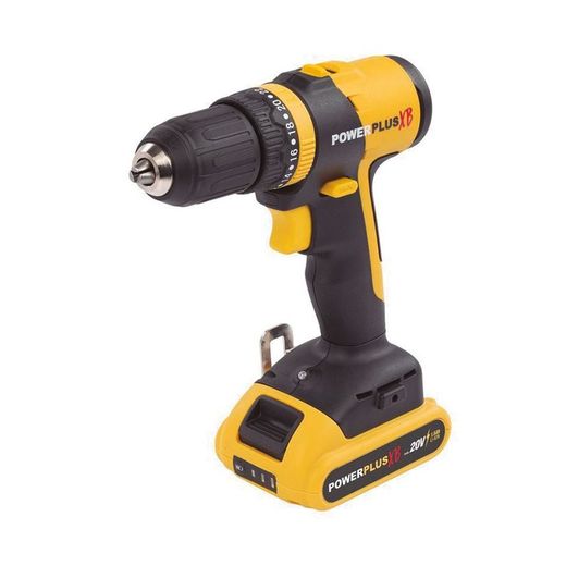 Atornillador percutor batería POWERPLUS PQWXB10070 Motor sin escobillas. Ref. 1092X3