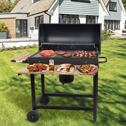 Barbacoa carbón HABITEX Supergrill 70 Fácil transporte. ( 552C16 )