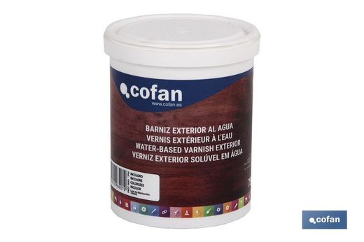 Barniz para exterior | Múltiples aplicaciones | Perfecto para proteger superficies. Referencia 15002350