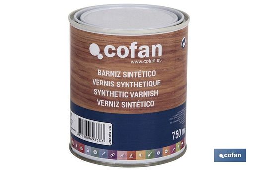 Barniz Sintético | Disponible en diferentes colores | Perfecto para proteger superficies. Referencia 15002347