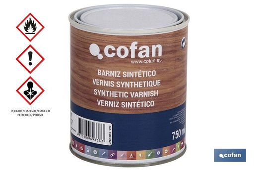 Barniz Sintético | Disponible en diferentes colores | Perfecto para proteger superficies. Referencia 15002347