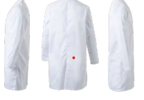 VELILLA 539004; Bata unisex 100% algodón; color blanco; talla S