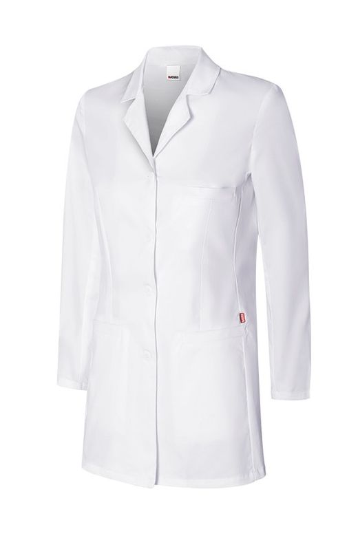 Bata Corta Stretch Mujer de color Blanco Referencia 539009s-7.