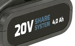 Batería Share System RATIO 20 V-4.0 Ah Potencia extra para tu máquina, Referencia 7993x367BAT