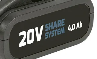 Batería Share System RATIO 20 V-4.0 Ah Potencia extra para tu máquina, Referencia 7993x367BAT