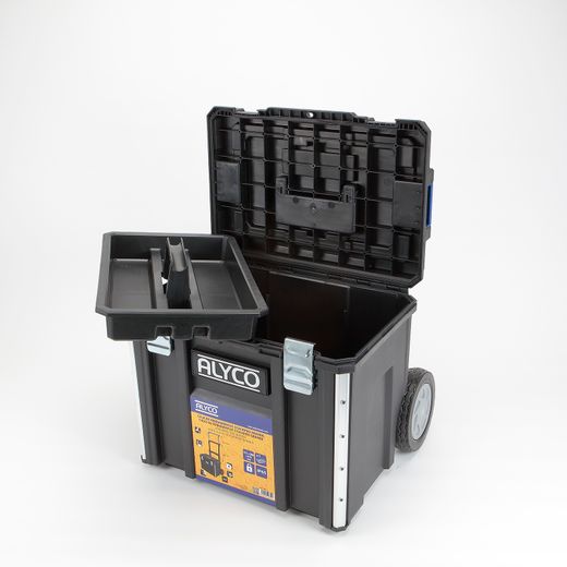 Baúl para Herramientas StackPro + Trolley Grande (L) – Alyco. Referencia 129610