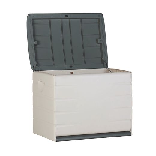 Baúl resina PLASTIKEN Space Saver Titanium Gran capacidad. Ref. 1774B14
