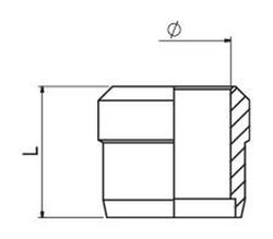 Bicono De Inoxidable, Referencia 69740
