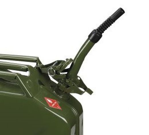 Bidon Metalico 10 Litros (Jerrycan) Con Boca Flexible ALYCO, Referencia 198870