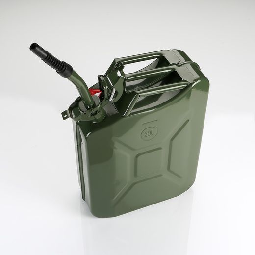 Bidon Metalico 20 Litros (Jerrycan) Con Boca Flexible, Referencia 198875