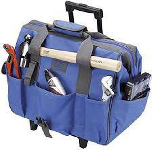 Bolsa De Nylon Trolley Con Ruedas