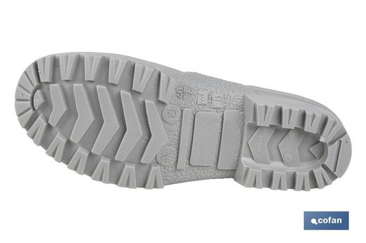 Bota de Agua | Alta | Fabricada en PVC | Color Blanco | Suela Antideslizante y Resistente a la Abrasión. Modelo Serena