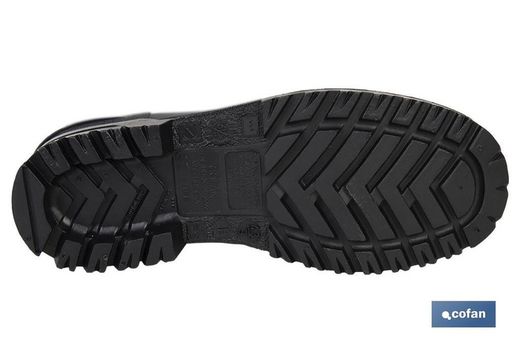 Bota De Agua De Caña Alta , De Pvc Con Recubrimiento Interior De Punto, Modelo Ruidera, Color Negro