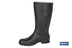 Bota De Agua De Caña Alta , De Pvc Con Recubrimiento Interior De Punto, Modelo Ruidera, Color Negro