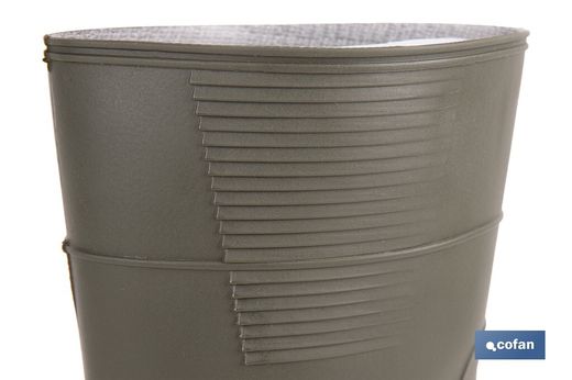 Bota de Agua | Alta | Fabricada PVC | Color Verde | Recubrimiento Interior de Punto. Modelo Ruidera