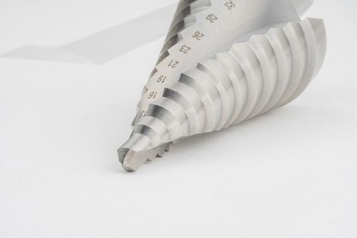 Broca Conica Escalonada En Espiral Para Inoxidable Hhse, Referencia 1617