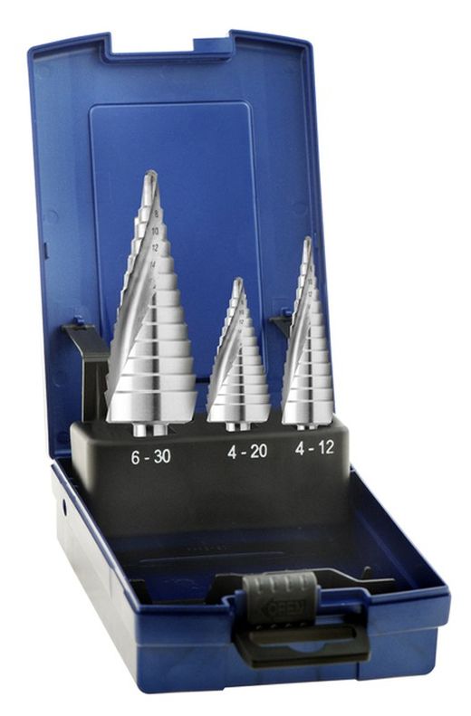 Broca Conica Escalonada En Espiral Para Inoxidable Hhse, Referencia 1617