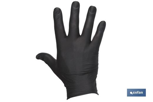 Caja de 100 unidades de guantes de nitrilo | Finos y elásticos | Sin polvo | Cómodos y agradables al tacto