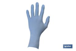 Caja de 100 unidades de guantes de nitrilo | Finos y elásticos | Sin polvo | Cómodos y agradables al tacto