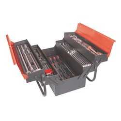 Caja de herramientas metálica RATIO 6978 63 piezas Dimensiones: 51 x 25 x 39 cm. Ref. 6978H63