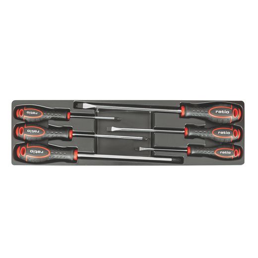 Caja de herramientas metálica RATIO 6978 63 piezas Dimensiones: 51 x 25 x 39 cm. Ref. 6978H63