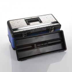 Caja Metálica Reforzada Con Bandeja Interior ALYCOC, de 580x300x255 Milimetros, Referencia 183356