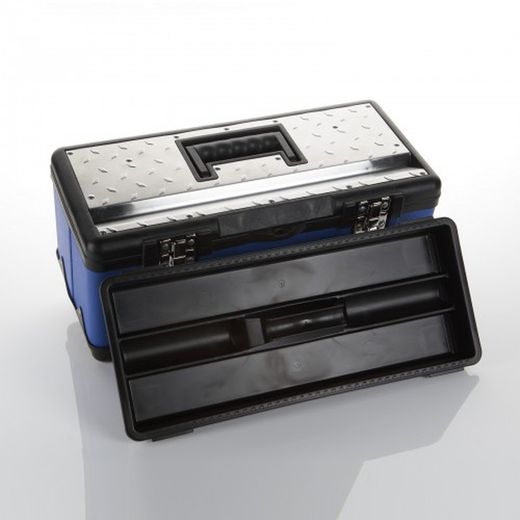 Caja Metálica Reforzada Con Bandeja Interior ALYCOC, de 580x300x255 Milimetros, Referencia 183356