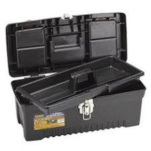 Caja Plastico Asa Aluminio 490x282x262mm. Referencia 183370.