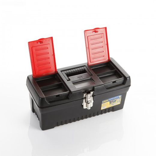 Caja Plastico Con Bandeja Interior, Medidas 355x180x140 Milimetros, Referencia 192824