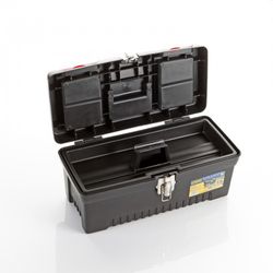 Caja Plastico Con Bandeja Interior, Medidas 355x180x140 Milimetros, Referencia 192824