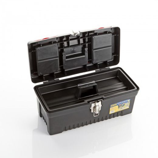 Caja Plastico Con Bandeja Interior, Medidas 355x180x140 Milimetros, Referencia 192824