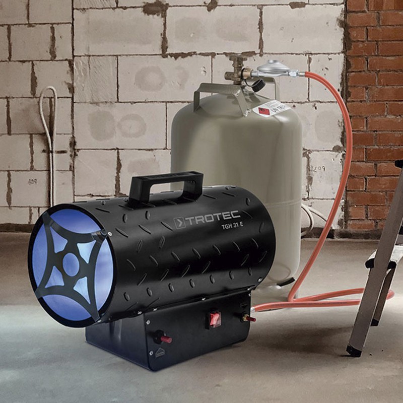 Calefactor o cañón de aire caliente industrial 2.000 w.