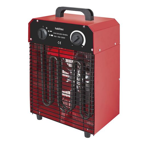 Calefactor industrial HABITEX E179 3300W Cuerpo metálico. Ref. 9310R179