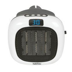 Calefactor mini HABITEX HQ434 700W Económico en consumo y temporizador 12 h. Ref. 9310R434