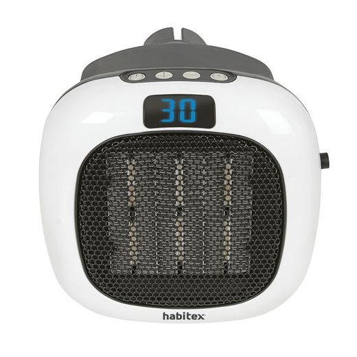 Calefactor mini HABITEX HQ434 700W Económico en consumo y temporizador 12 h. Ref. 9310R434