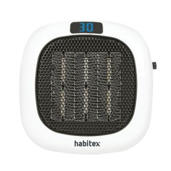Calefactor mini HABITEX HQ434 700W Económico en consumo y temporizador 12 h. Ref. 9310R434
