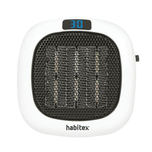 Calefactor mini HABITEX HQ434 700W Económico en consumo y temporizador 12 h. Ref. 9310R434