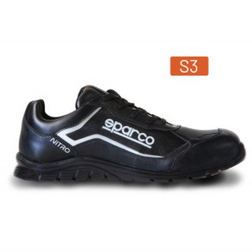 Zapato De Seguridad Sparco Linea Nitro Modelo Petter Negro-Azul, Modelo Marcus Rojo-Negro, Modelo Mikko Negro, Modelo Hannu Blanco, Modelo Didier Negro-Gris,Referencia 07522
