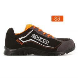 Zapato De Seguridad Sparco Linea Nitro Modelo Petter Negro-Azul, Modelo Marcus Rojo-Negro, Modelo Mikko Negro, Modelo Hannu Blanco, Modelo Didier Negro-Gris,Referencia 07522