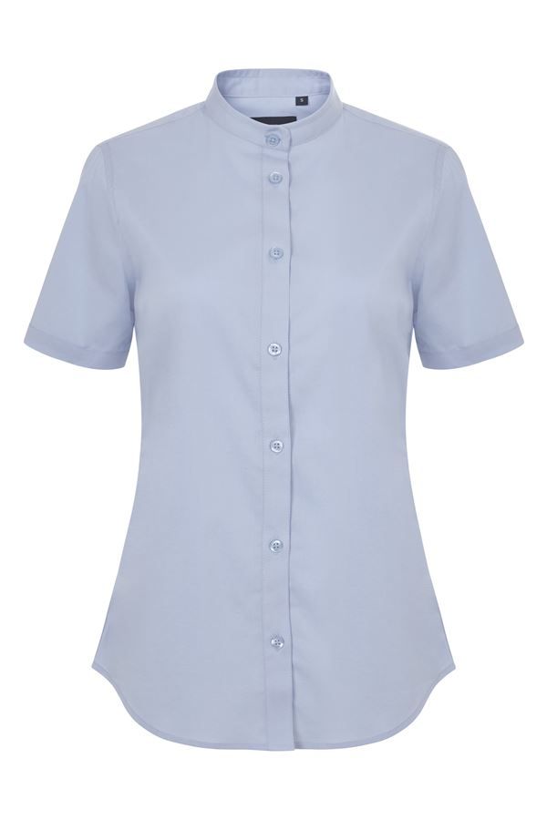 Camisa Cuello Tirilla Stretch Manga Corta Mujer Referencia 405014S