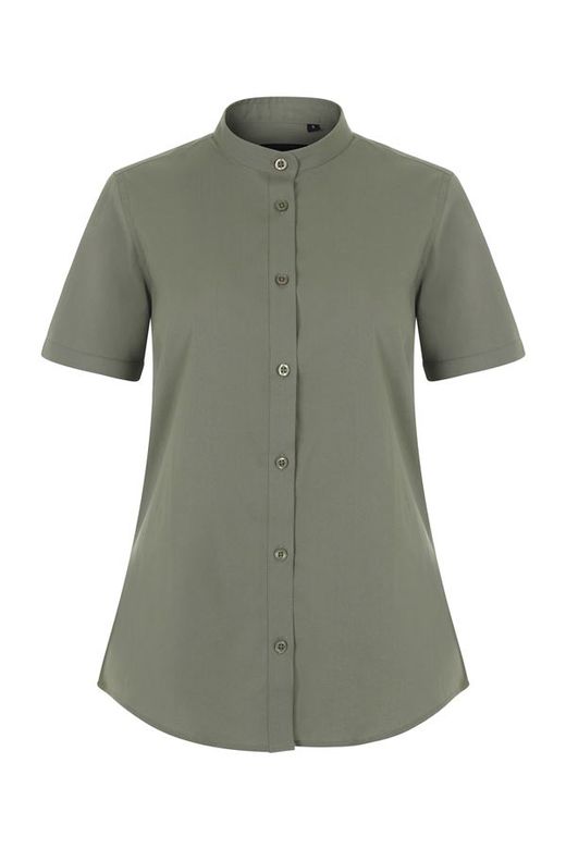 Camisa Cuello Tirilla Stretch Manga Corta Mujer Referencia 405014S