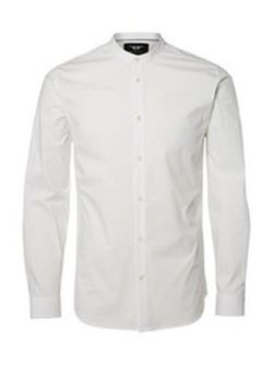 Camisa Cuello Tirilla Stretch Manga Larga Hombre Referencia 405013s