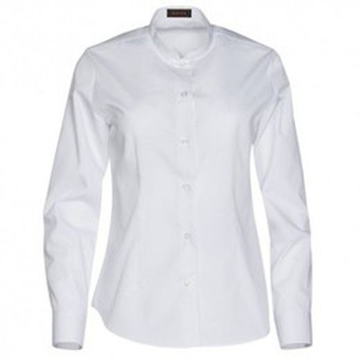 Camisa Cuello Tirilla Stretch Manga Larga Mujer Referencia 405015s