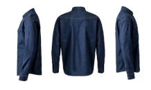 Camisa Denim Stretch Manga Larga Hombre Referencia 405006s .