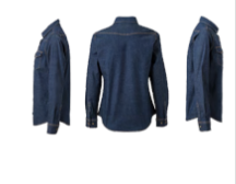 Camisa Denim Stretch Manga Larga Mujer Referencia 405007s.