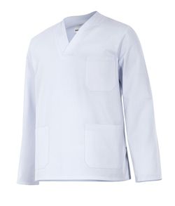 Camisola Pijama Manga Larga Blanco Ref. 588-7